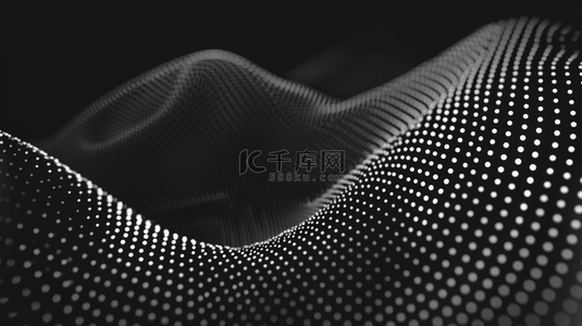 黑色商务质感背景背景图片_黑色科技感点状流体纹理背景12