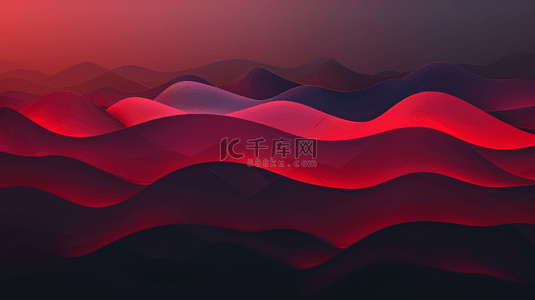 山脉质感背景图片_红色渐变梦幻质感纹理风景太阳的背景13