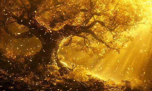 金色世界的禾木