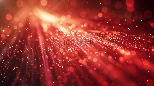 粒子科幻背景图片_红色粒子光效纹理质感简约背景9