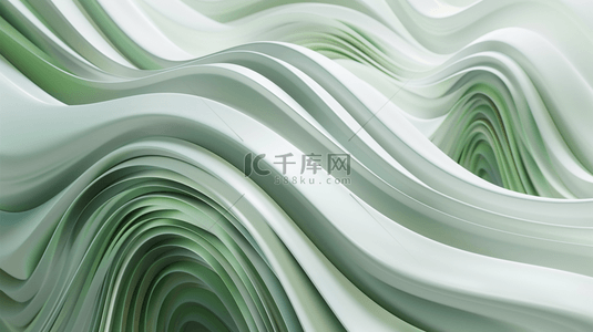 绿色折叠曲线纹理背景16