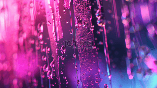 彩色灯光玻璃上雨季下雨的背景5