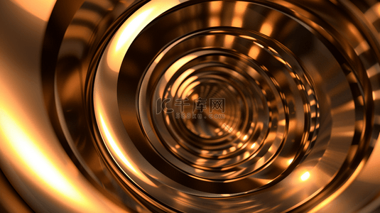 螺旋纹理背景图片_金色光泽质感螺旋状纹理背景1