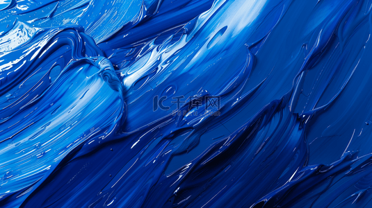 蓝色油画质感笔触纹理艺术背景12
