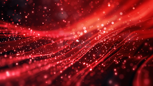 红色粒子光效纹理质感简约背景8
