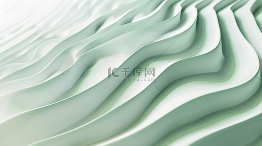 折叠床海报背景图片_绿色折叠曲线纹理背景4