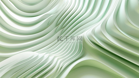 折叠床详情背景图片_绿色折叠曲线纹理背景2