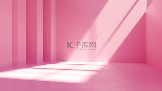 质感纹理唯美背景图片_粉色空间阳光照射墙面上的背景11
