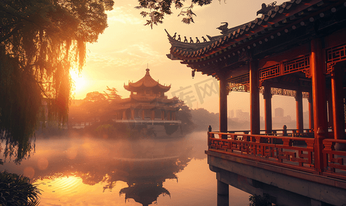 关于夏季的图片摄影照片_南京夫子庙秦淮河畔