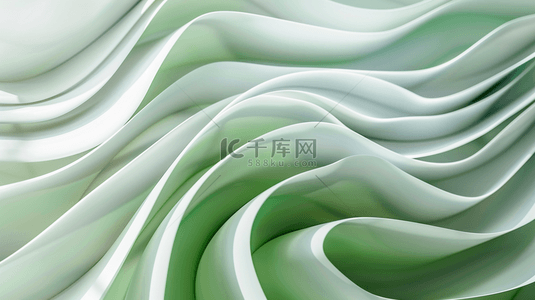 绿色折叠曲线纹理背景15