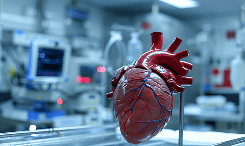 人体器官图片摄影照片_心脏呼吸内科