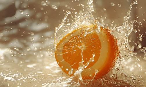 小清新果摄影照片_橙子新鲜橙子