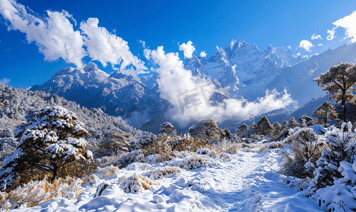 丽江雪山摄影照片_玉龙雪山5A景点