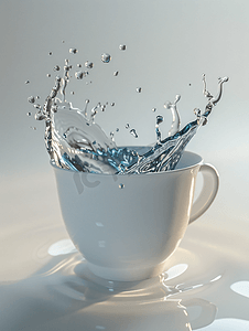 杯子的纯净水