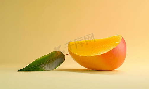 芒果汁图片摄影照片_芒果切开的芒果