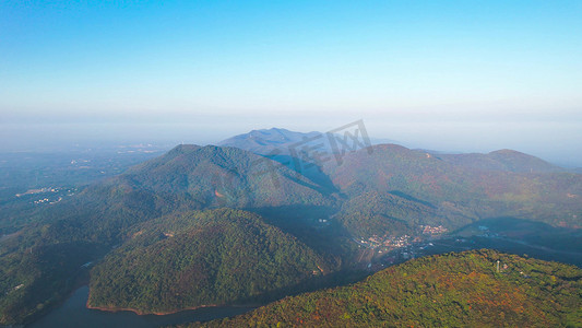 航拍自然风景祖国山河大山山脉