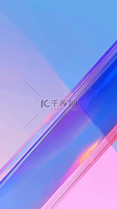 透边框背景图片_蓝紫色渐变磨砂毛玻璃抽象几何透明玻璃背景
