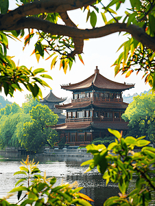 中国旅游日图片摄影照片_南京夫子庙秦淮河畔