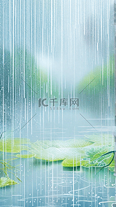 景色素材背景图片_国风春雨春天雨中景色背景素材