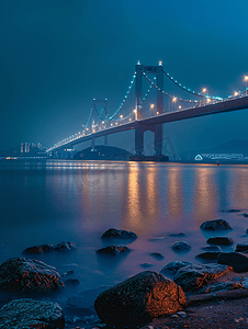 大连跨海大桥夜景