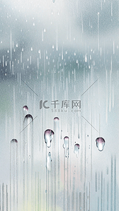 清明节由来背景图片_国风春雨春天雨中景色素材