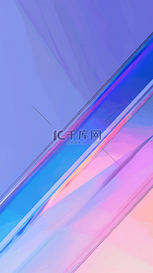 微软背景图片_蓝紫色渐变磨砂毛玻璃抽象几何透明玻璃背景