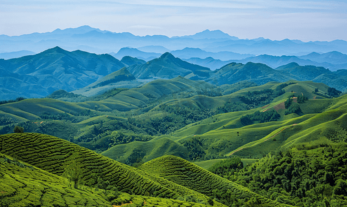 日照贡嘎群山