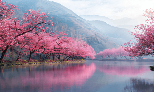 关于樱花节的摄影照片_无锡鼋头渚樱花谷