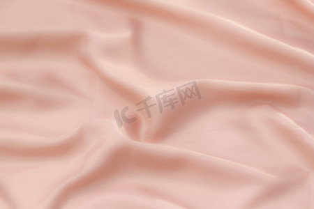 粉色电商素材摄影照片_丝绸创意质感粉色背景