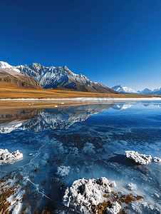 茶卡盐湖图片摄影照片_西藏茶卡盐湖