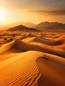 光线风摄影照片_沙漠中的生命