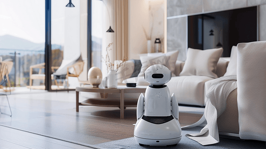 未来感智能家电机器人