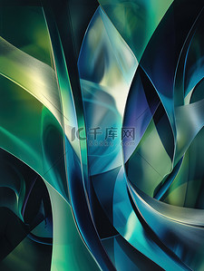 绿色激光玻璃纹理质感素材