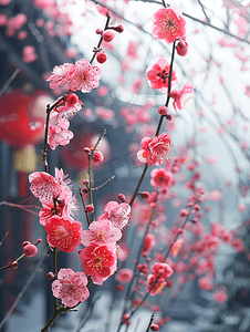 中国风剪纸窗花摄影照片_新春剪福字年年有余窗花