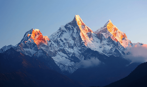 峰图片摄影照片_梅里雪山三峰