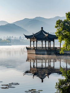 杭州西湖清晨