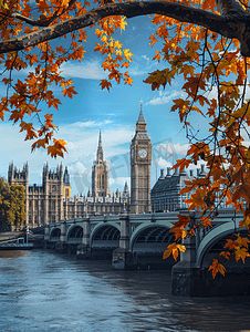 点赞按键类型摄影照片_英国伦敦城市建筑风光