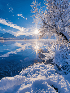 大雪一候摄影照片_冬天的冰雪风景