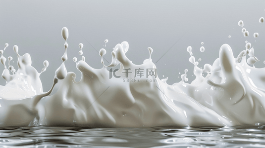 牛奶飞溅ai背景图片_飞溅水花白色液体背景