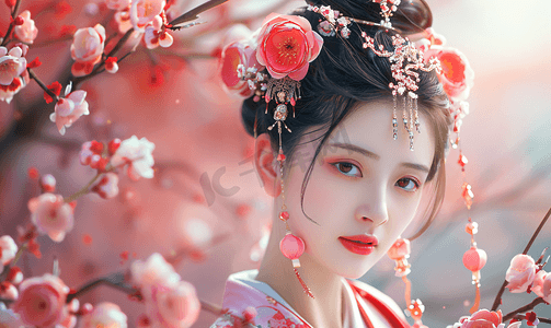 桃花美女写真