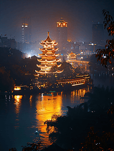 南京城市夜景