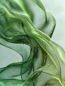 沙子状背景图片_流动沙子状小颗粒绿色飘纱设计