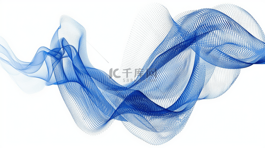 简约商务风格背景图片_蓝色网状曲线纹理质感艺术风格商务的背景