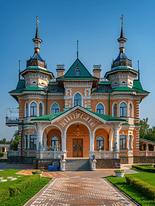 哈尔滨伏尔加庄园俄式建筑风景
