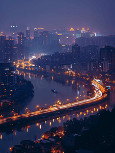 南京建筑摄影照片_南京城市夜景