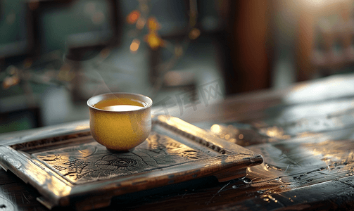 禅茶摄影照片_武夷茶文化喝茶