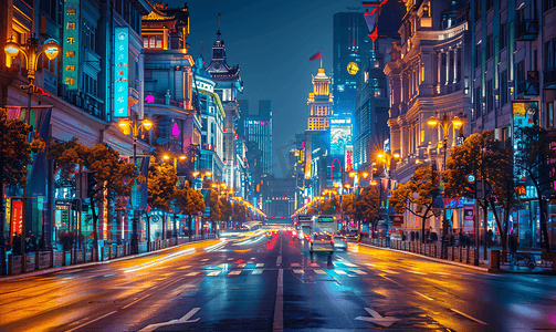 上海南京路之夜