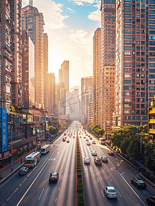 重庆城市道路背景