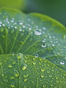 脉络图片摄影照片_荷叶露水水珠