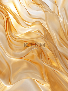 白金色流光流线线条纹理艺术抽象风格的背景